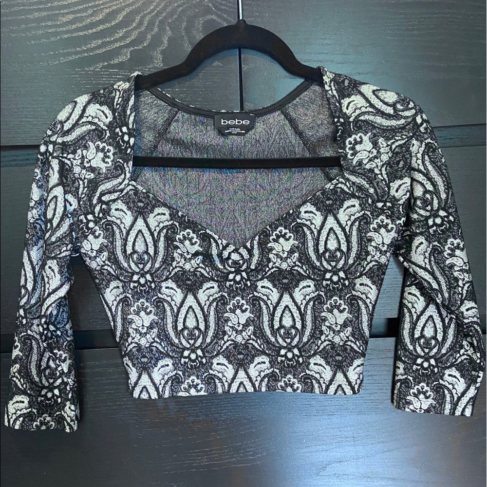 bebe crop top